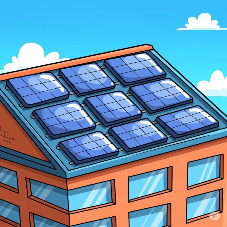 Dibujos de Paneles Solares estilos caricatura